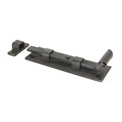 Image of From The Anvil Beeswax 6 Inch Straight Door Bolt