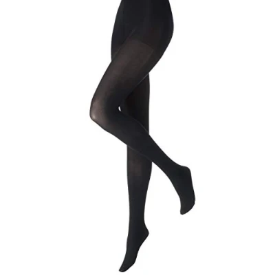Image of Charnos Women&#039;s 1 Pair 60 Denier Opaque Tights Extra Large Black
