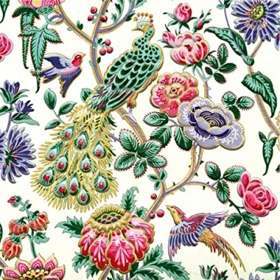 Image of V&amp;A Chinoiserie Furnishing Fabric Blank Greeting Card with Envelope