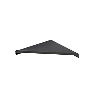 Image of Sagittarius One 280S1 B Black Shower Caddy Corner 28cm Shelf Rustproof SUS304 Stainless Steel Storage Tidy/Shower Organiser