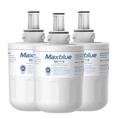 Image of Maxblue DA29 00003G Fridge Water Filter, Compatible with Samsung® Aqua Pure Plus 00003G, 00003B, 00003A, DA97 06317A, DA61 00159A, HAFCU1/XAA, HAFIN2,Package May Vary (3)