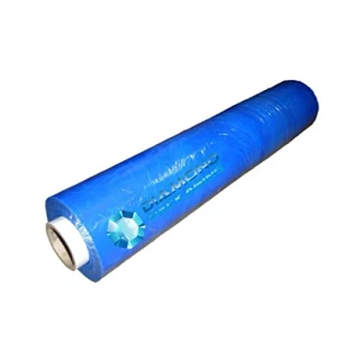 Image of Diamond Packaging 1 x Quality Flush Core Blue Pallet Stretch Wrap Strong Shrink Film Size 400mm 200M Ideal for Free Fast Delivery