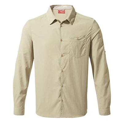 Image of Craghoppers NosiLife Nuoro Longsleeve Rubble Beige