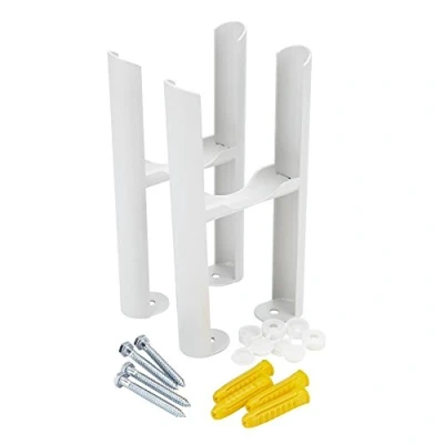 Image of Milano Windsor Traditional White 3 Column Radiator Floor Mounting Feet Kit