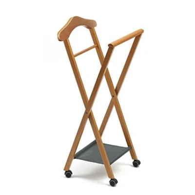 Image of Arredamenti Italia AR_IT 119 NELSON folding bedroom valet, finishing cherry wood