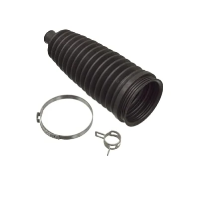 Image of D82031HA0A Steering Rack Boot BLUE PRINT ADN181512 Thermoplast Front Axle Left, Right with clamps 13, 53mm 168mm NISSAN: MICRA 4