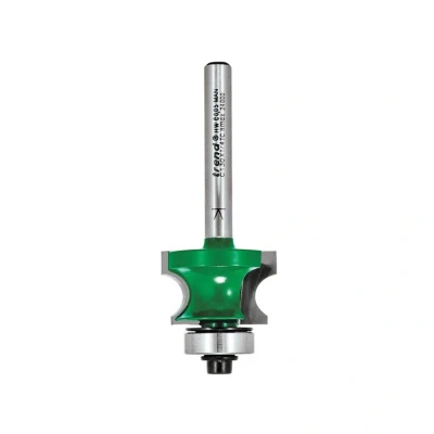 Image of Trend CraftPro Corner Bead Router Cutter, 1/4 Inch Shank, 26mm Cut Diameter &amp; 16mm Length, 4.8mm Radius, Tungsten Carbide Tipped, C130X1/4TC