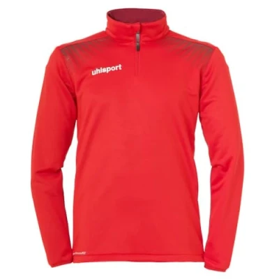 Image of Uhlsport UHLSH Men Goal 1/4 Zip Top Men&#039;s Sweatshirt red/Bordeaux, 2XL