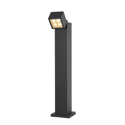 Image of SLV LED path light S Cube 75, anthracite, aluminium, height 75 cm
