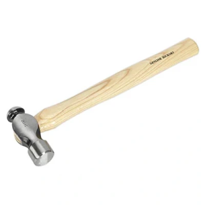 Image of Sealey Premier Ball Pein Hammer 1.5lb Hickory Shaft