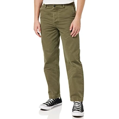 Image of United Colors of Benetton Men&#039;s 4rvhuf01v Pants, Military Green 7z9, 42 UK