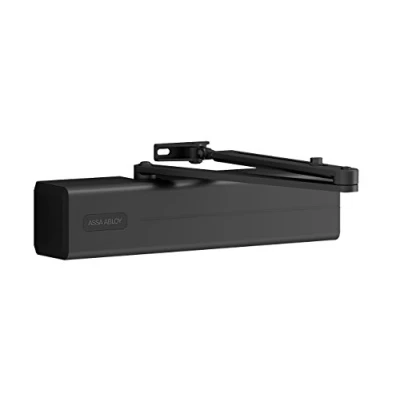 Image of Yale DC300 D9005 Closer Doors Without Articulated Arm, Black/White