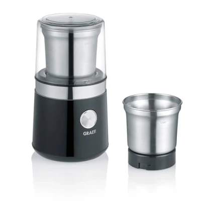Image of Graef Coffee, herb and Spice Grinder a Compact All Round Electric for Home use. Suitable as Grinder. 2 4 Blades Grinding Both Wet Dry Ingredients.CM102