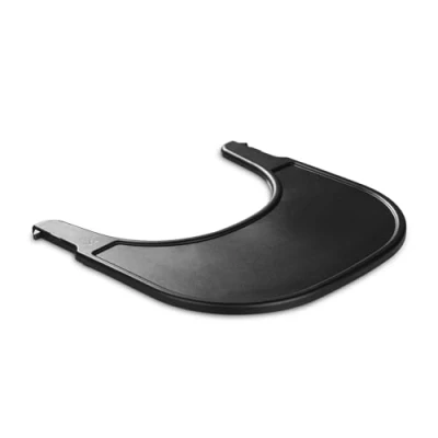Image of hauck Alpha Click Tray, Black Plastic Tray for Alpha+ Wooden Highchair 6 Months+, Just Seconds to Remove and Fix, Easy Clean, Made of Recycled Material