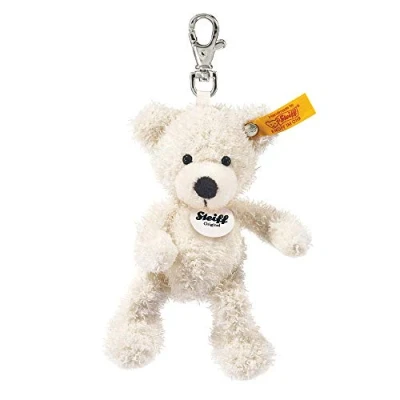 Image of Steiff 12cm Keyring Lotte Teddy Bear (White)
