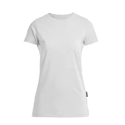 Image of HRM Women&#039;s Luxury Round F T Shirt, White (White 02 White), M