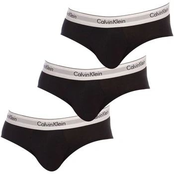 Image of Calvin Klein Underwear HIP Modern 3 PACK Briefs, Men&#039;s, Size: Small, Black