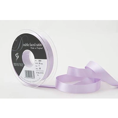 Image of Berisfords Double FACE Poly Satin Ribbon, Helio, 15 mm