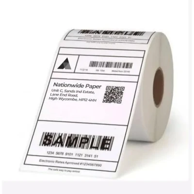 Image of Nationwide Paper Self Adhesive 6x8 Thermal Labels, White 148mm x 210mm 1000 Labels/Roll