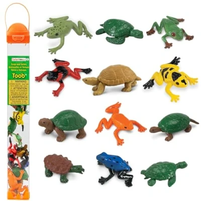 Image of Safari Frogs &amp; Turtles, Blue,Green,Orange,Red