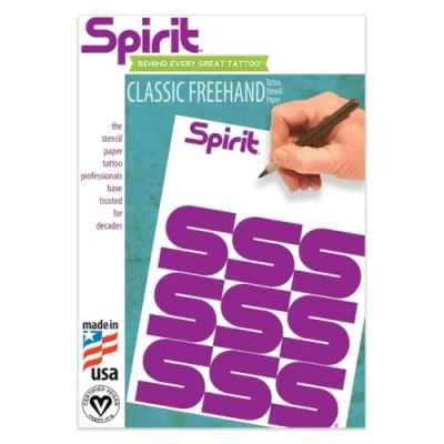 Image of Spirit® Classic Freehand Tattoo Stencil Transfer Paper, 8.5&quot; X 11&quot; (100 Sheets)