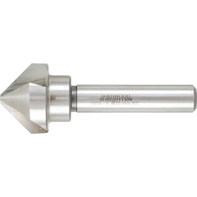 Image of Sherwood 25MM 90DEG HSS Cobalt 3FLS/S Countersink