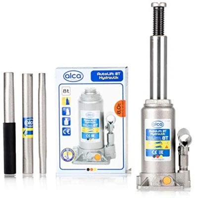 Image of Alca Germany 8 Tonne Hydraulic Car Bottle Jack Lifting Stand Van Campervan