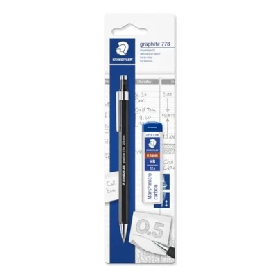 Image of STAEDTLER 7785ABK25D Graphite 778 Mechanical Pencil 0.7mm (Pack of 1 + Lead Refills)