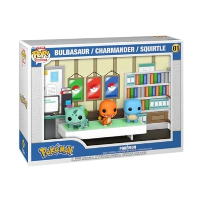 Image of Funko POP! Moments Deluxe: Pokemon Starters (1996) Collectable Vinyl Figure Gift Idea Official Merchandise Toys for Kids &amp; Adults Video Games Fans Model Collectors and Display
