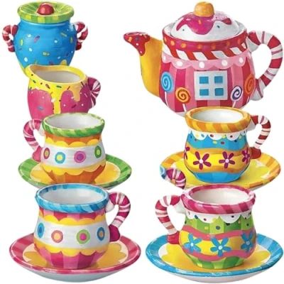 Image of 4M Tea Set Painting Kit