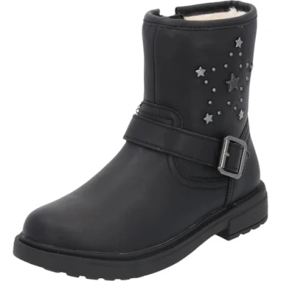 Image of Geox J Eclair Girl Ankle Boot, Black, 10 UK Child