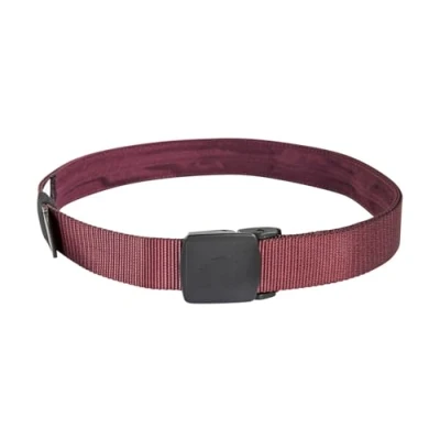 Image of Tatonka Unisex_Adult Travel Waistbelt 30mm Belts, Bordeaux red, 130 x 3 cm