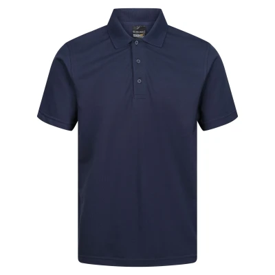 Image of Regatta Mens Pro 65/35 Short Sleeved Polo Shirt (Navy) Size X Small