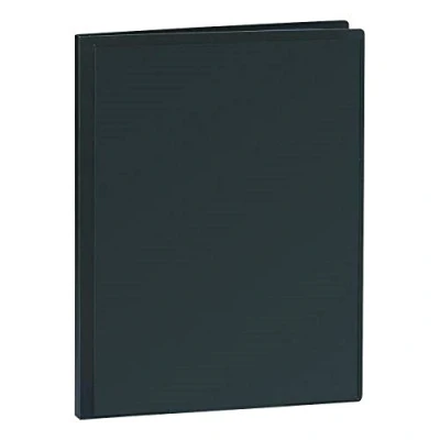 Image of 5 Star Office Display Book Rigid Cover Personalisable Polypropylene 40 Pockets Black