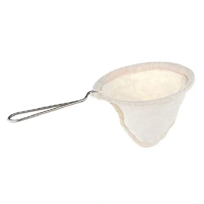 Image of PULABO Stainless Steel Handle Cloth Sock Coffee Tea Strainer Filter Superior Popular