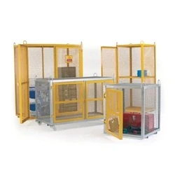 Image of Shelf for Security Cage; 30 x 2030 680; Yellow