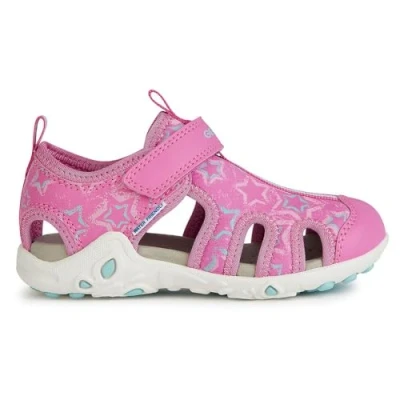 Image of Geox Boy&#039;s Girl&#039;s j Sandal Whinberry g, Fuchsia Aqua, 13 UK Child