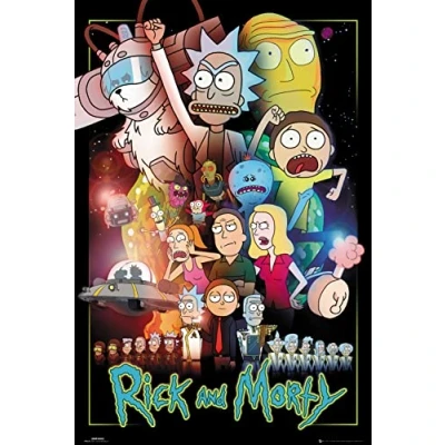 Image of GB eye Rick &amp; Morty Wars 61 x 91.5cm Maxi Poster