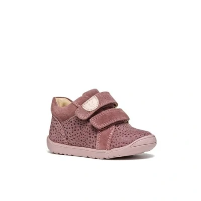 Image of Geox Baby B MACCHIA Girl A Sneaker, 3 UK Child Pink