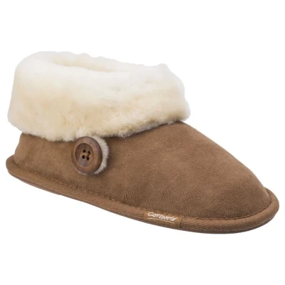 Image of Cotswold Wotton Sheepskin Bootie Slipper Womens Girls