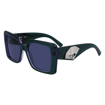 Image of Sunglasses Karl lagerfeld Kl6126s col. 427 Donna Squadrata Petrolio
