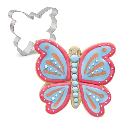 Image of Ann Clark Cookie Cutters Large Butterfly/Moth Cutter, 10.8 cm