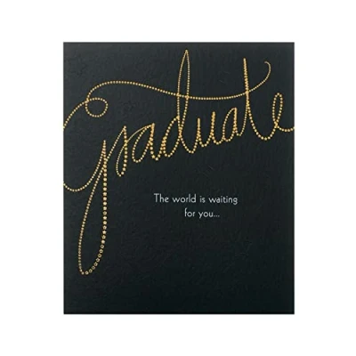 Image of UK Greetings Graduation Card For Him/Her/Friend With Envelope Star Design