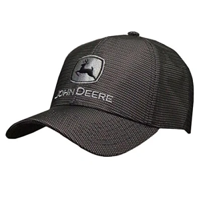 Image of John Deere Gray and Black Reflective Hat