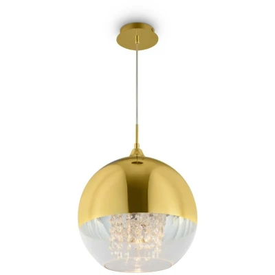 Image of Modern Fermi Gold Dome Pendant Ceiling Light