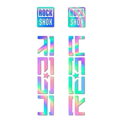Image of Rock Shox Reba die Cut 2020 Fork Bike Compatible Stickers