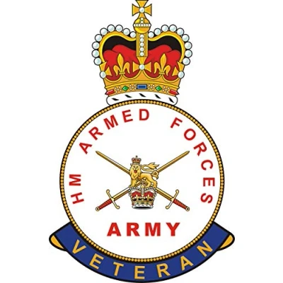 Image of Pinhead British Army Veteran Car Window Sticker HM Armed Forces