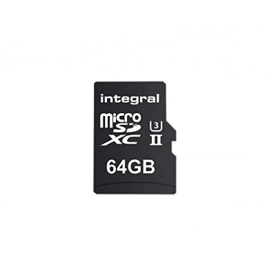 Image of Integral 64GB uhs ii microSD Card V60 Up to 280MBs Read and 100MBs Write Speed microSDXC Professional High Memory