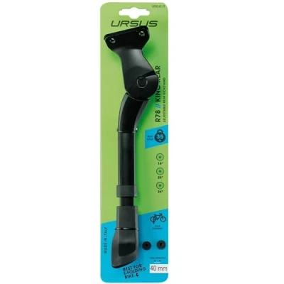 Image of Ursus King Mini Rear 40mm Kickstand, Black, 16&quot; / 20&quot; 24&quot;