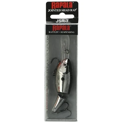 Image of Rapala Jointed Shad Rap Plug Chrome 7cm (9g)